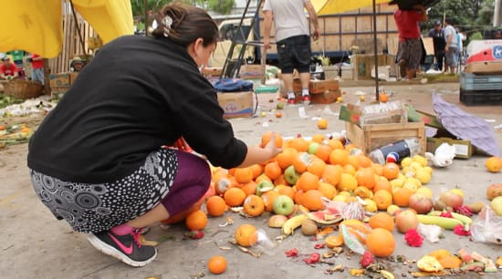 Desperdicios de alimentos en Chile.